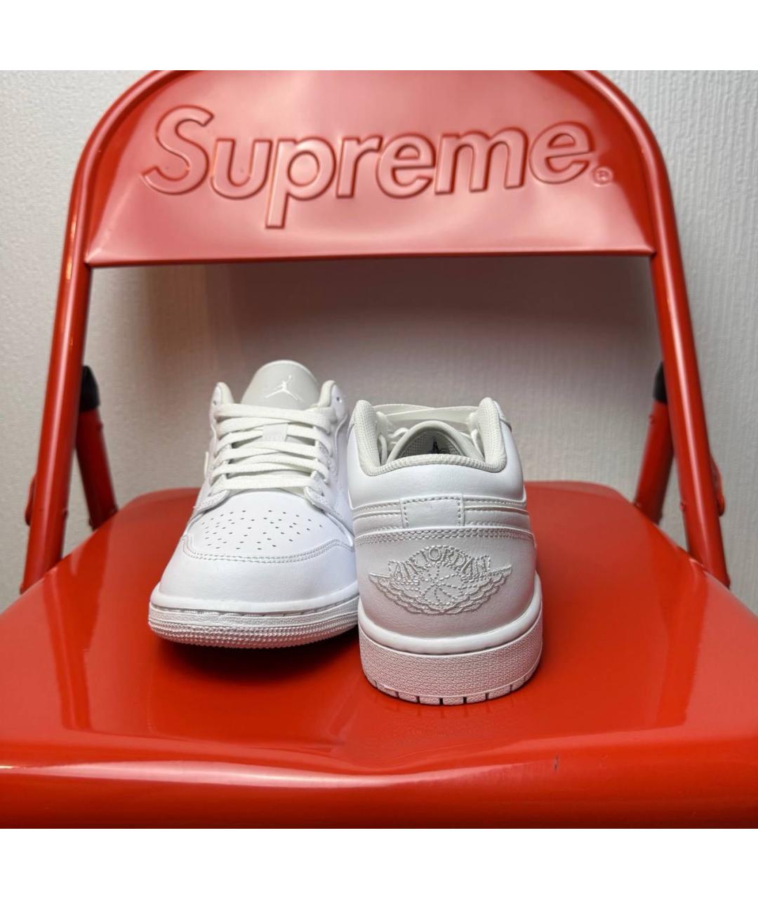 JORDAN Белые низкие кроссовки / кеды, фото 4