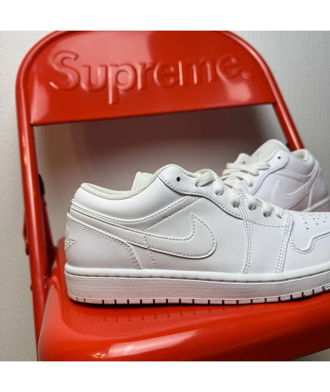 JORDAN Белые низкие кроссовки / кеды, фото 3