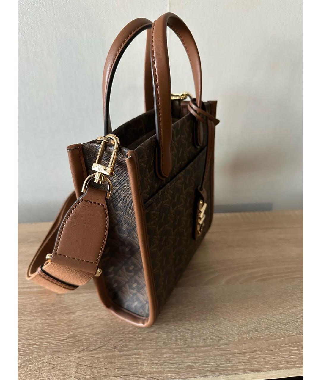 MICHAEL KORS Коричневая сумка тоут из искусственной кожи, фото 2