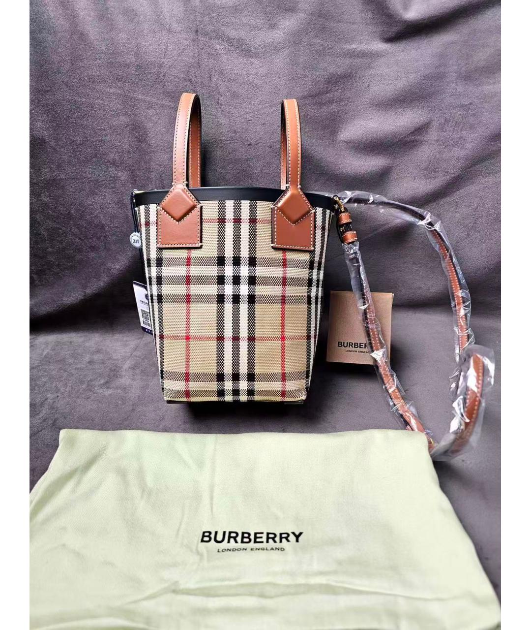 BURBERRY Коричневая сумка через плечо, фото 2