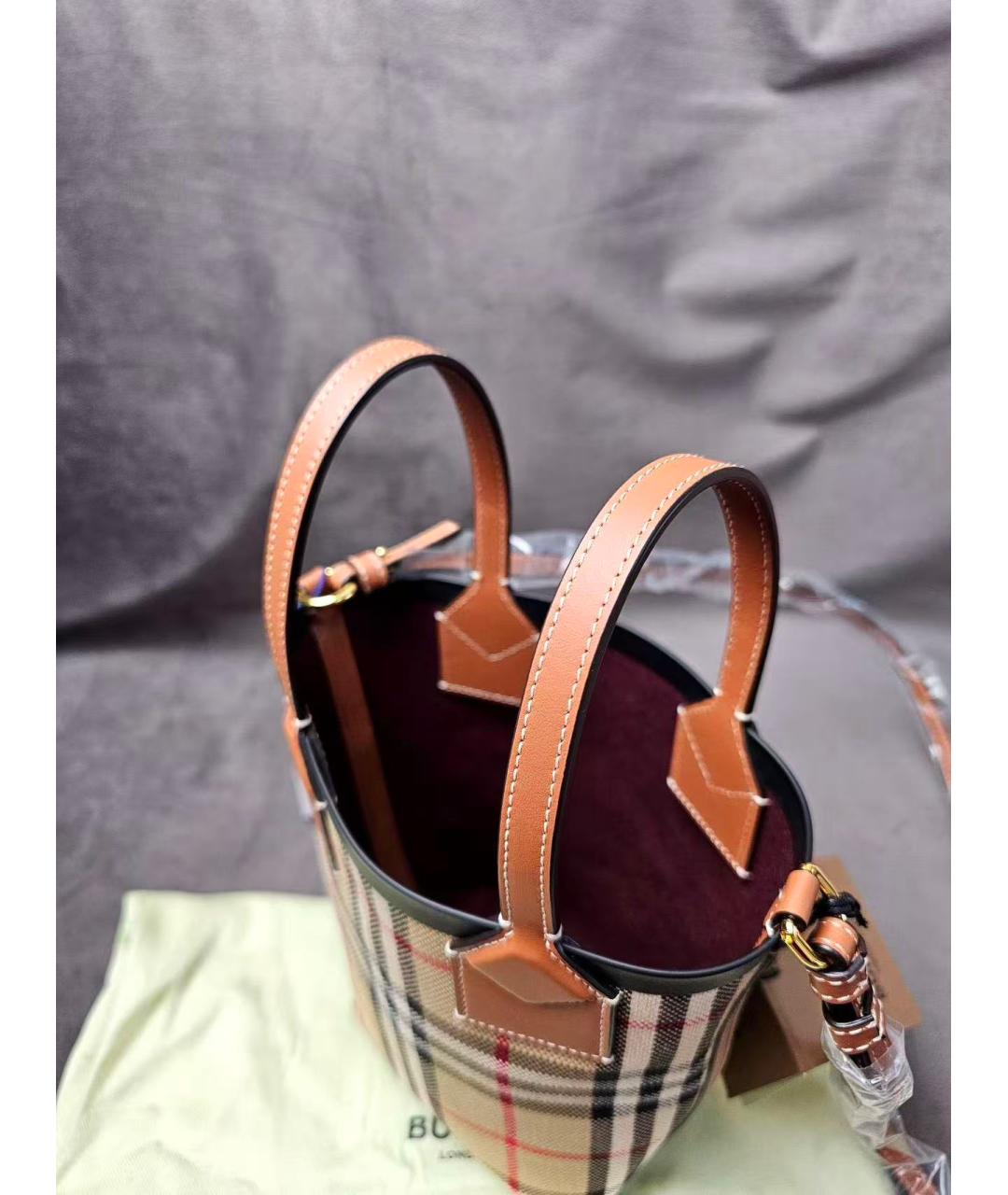 BURBERRY Коричневая сумка через плечо, фото 6