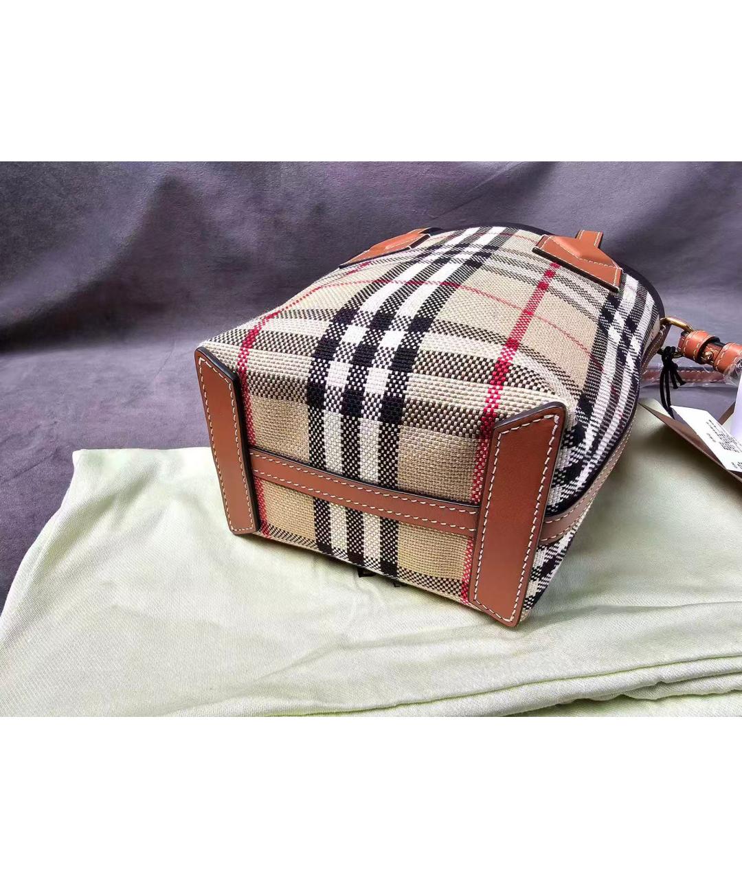 BURBERRY Коричневая сумка через плечо, фото 5