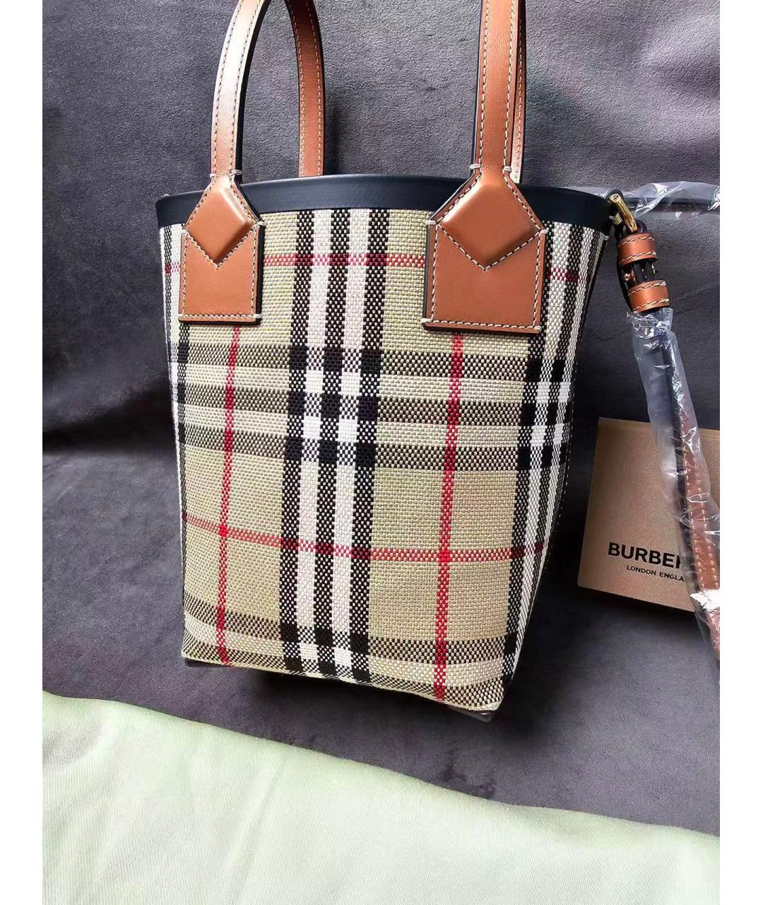 BURBERRY Коричневая сумка через плечо, фото 3