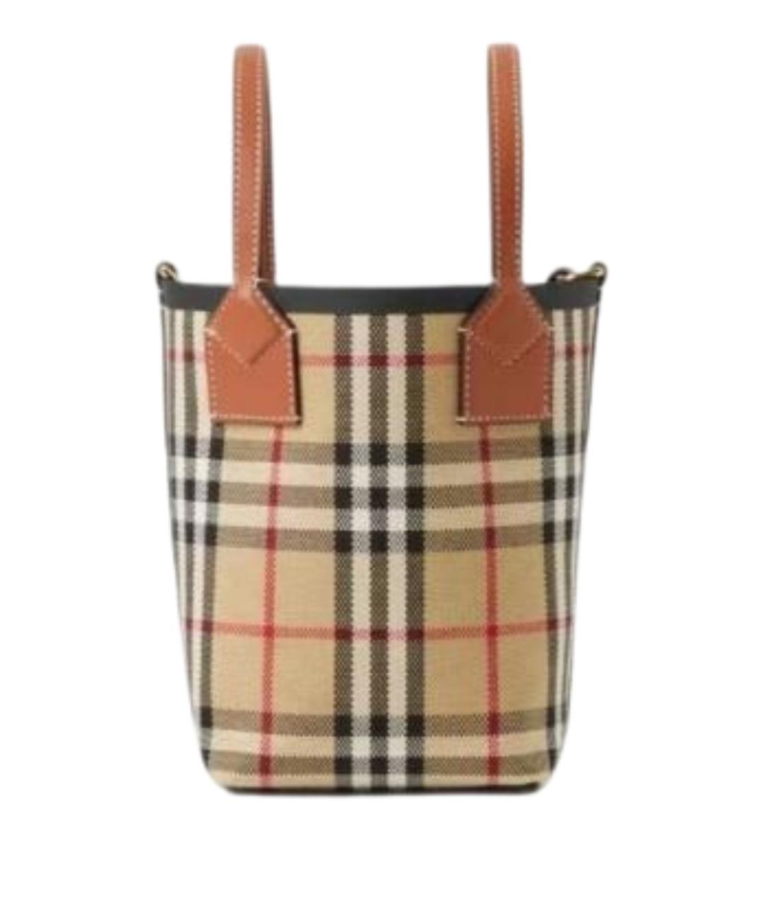 BURBERRY Коричневая сумка через плечо, фото 1