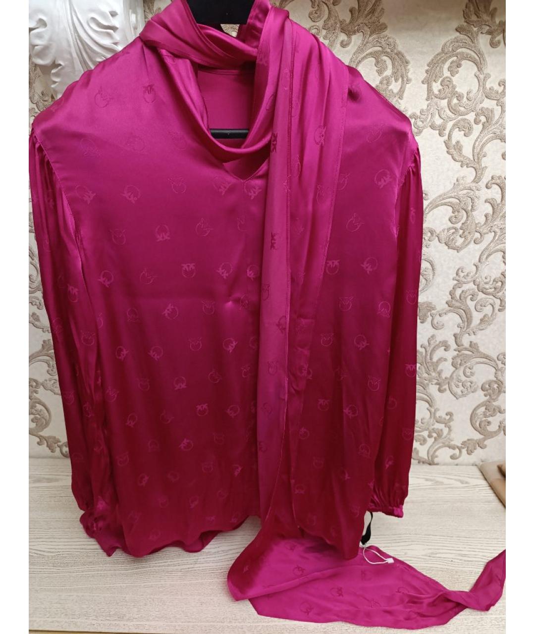 PINKO Фуксия ацетатная блузы, фото 5