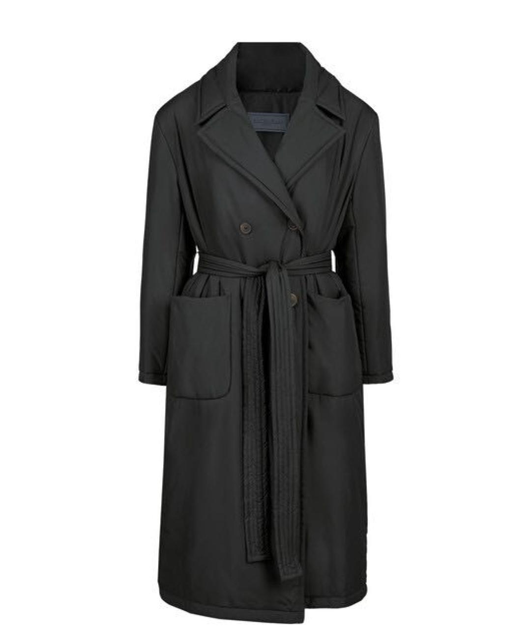 ANTONELLI FIRENZE Черный полиэстеровый тренч/плащ, фото 1