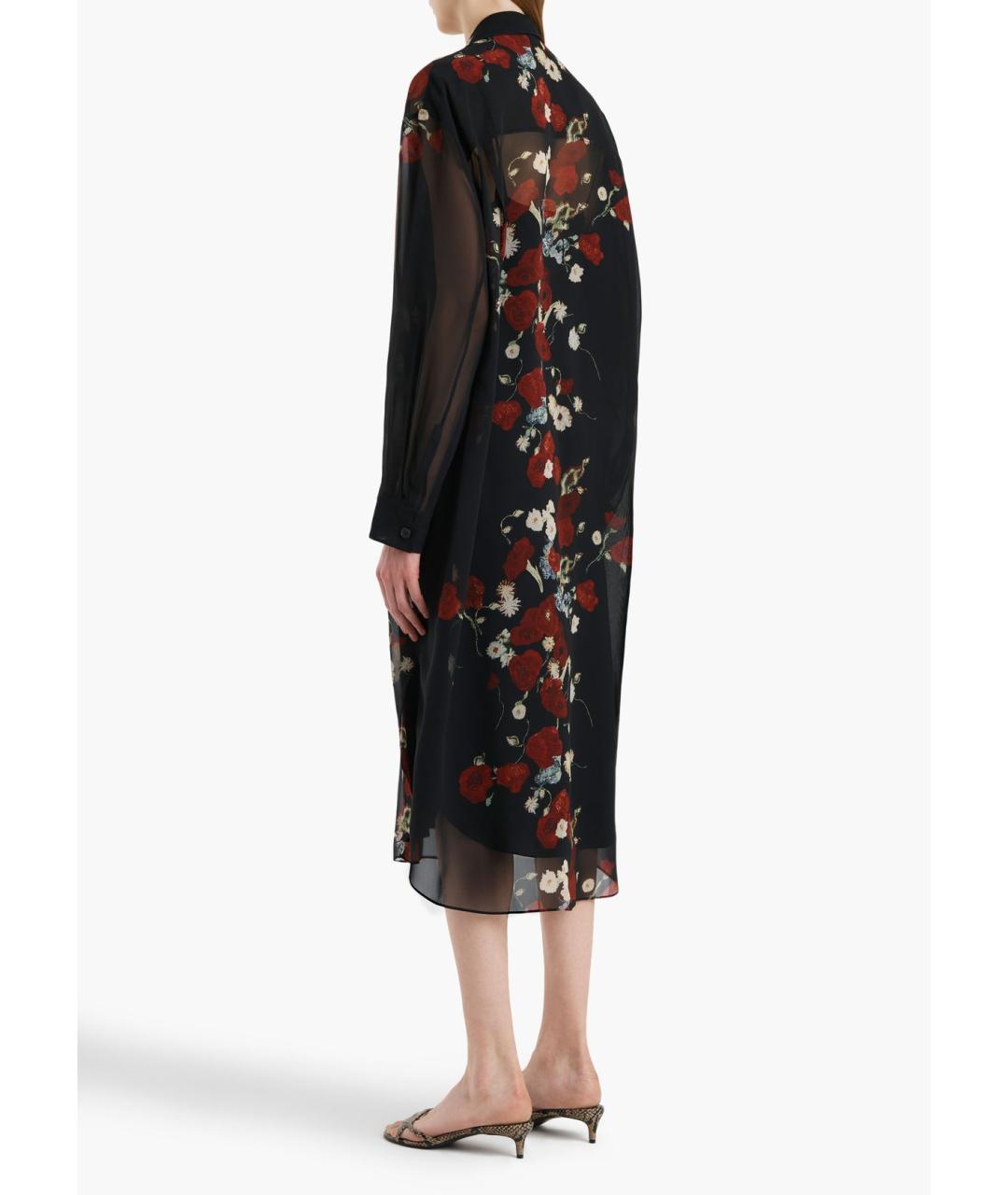 KHAITE Черное шелковое платье, фото 5