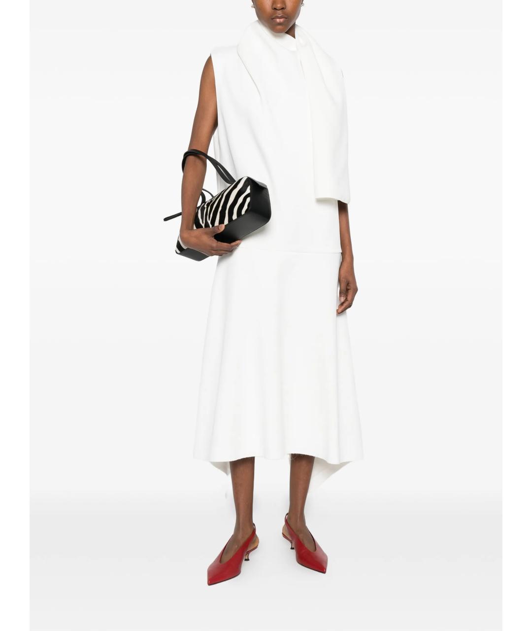 KHAITE Белое ацетатное платье, фото 2