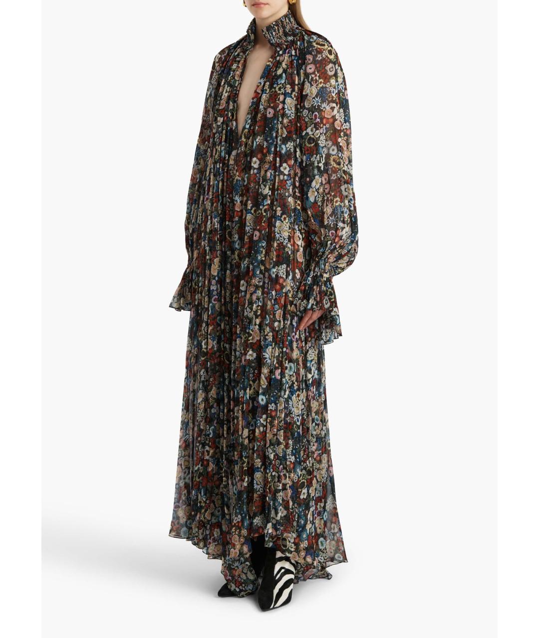 KHAITE Мульти шелковое повседневное платье, фото 2