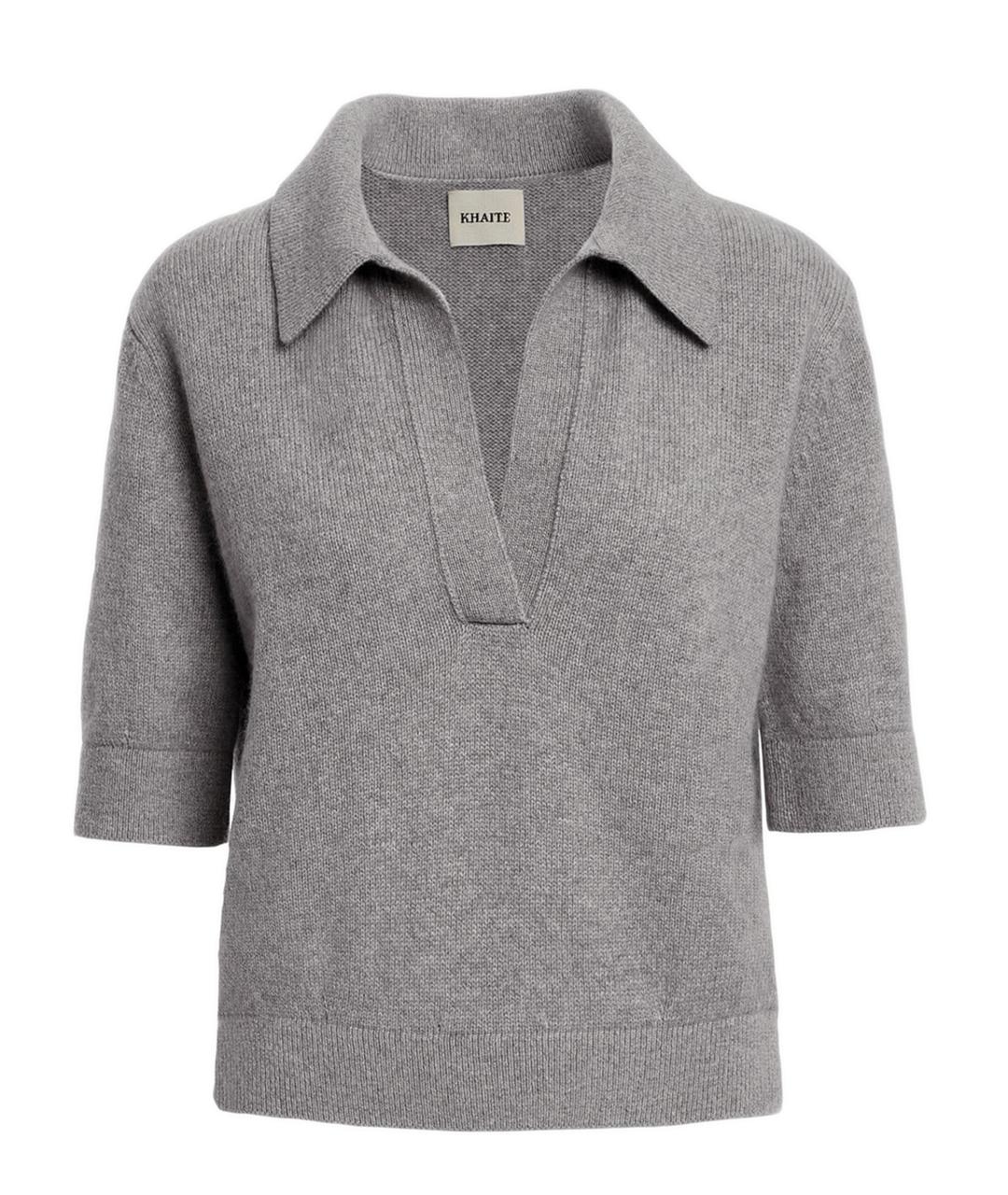 KHAITE Серый кашемировый джемпер / свитер, фото 1