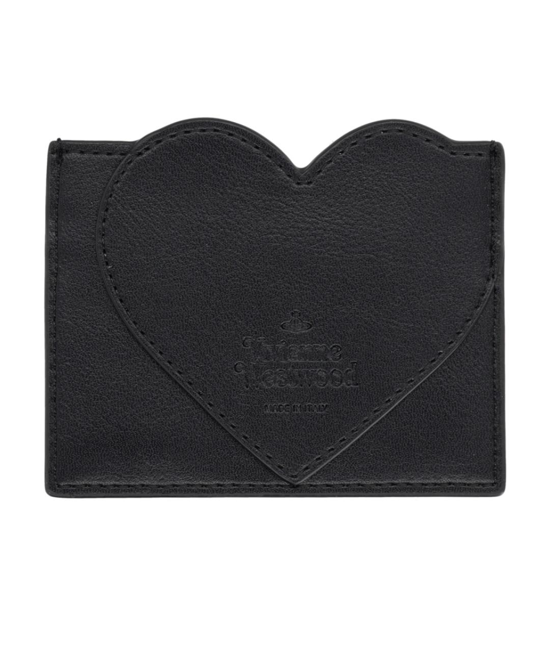 VIVIENNE WESTWOOD Черный кардхолдер из искусственной кожи, фото 2