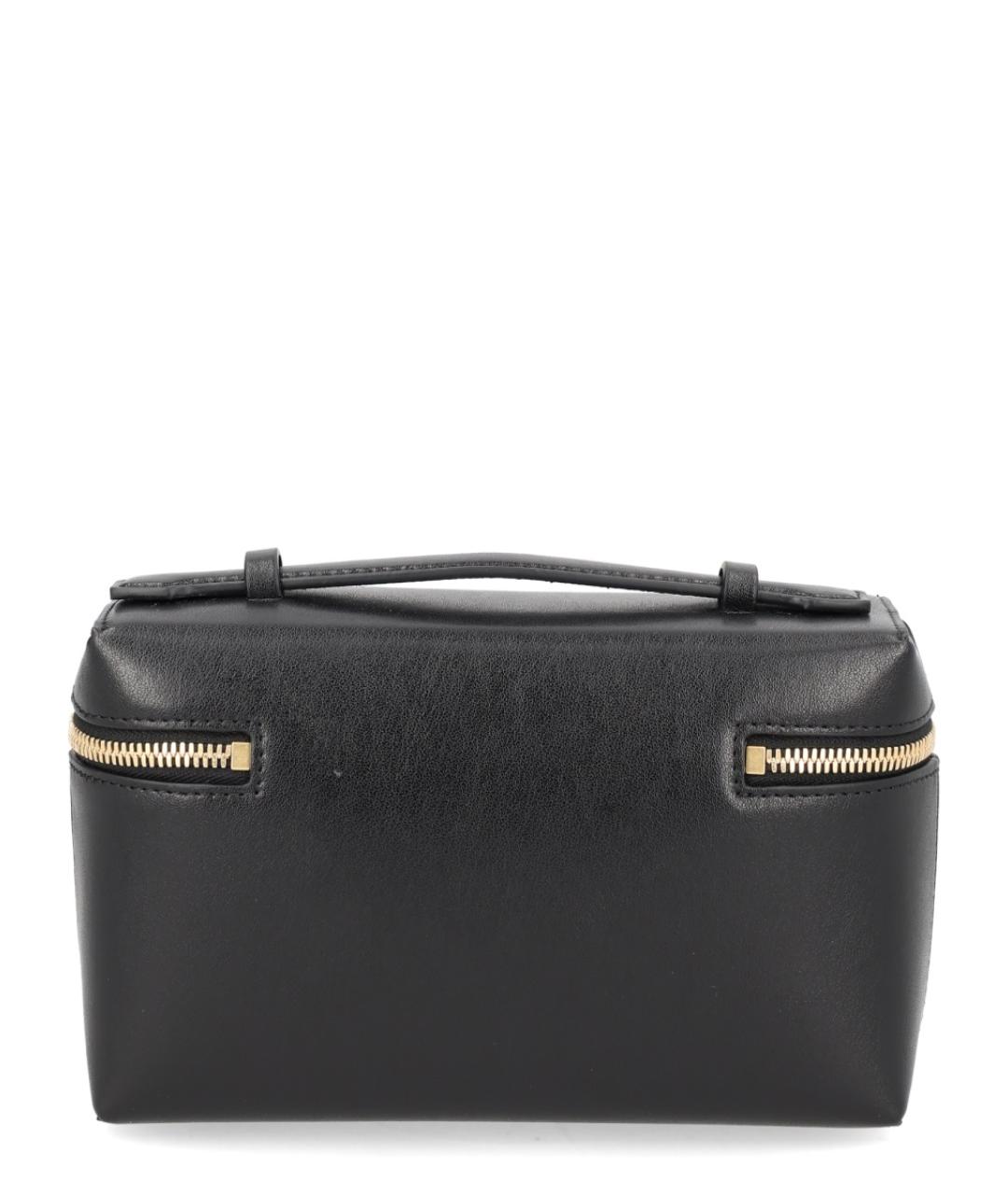 VICTORIA BECKHAM Черная кожаная сумка через плечо, фото 3