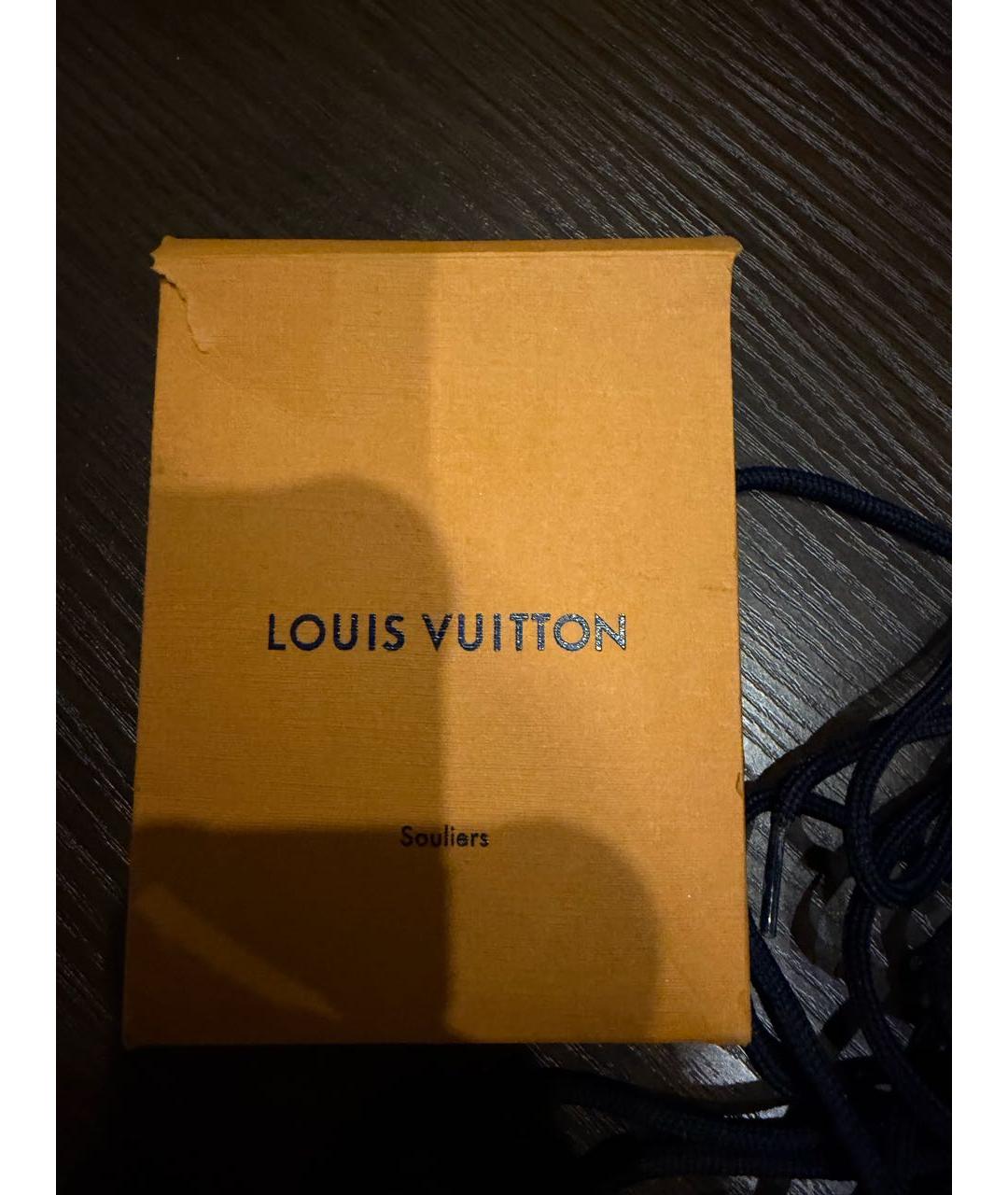 LOUIS VUITTON Темно-синий ремень, фото 3