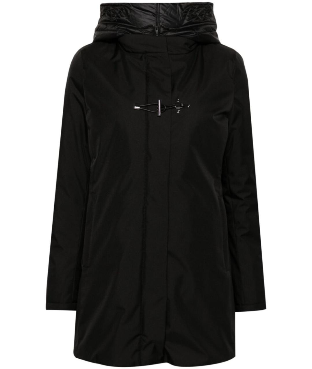 FAY Черная полиэстеровая парка, фото 1