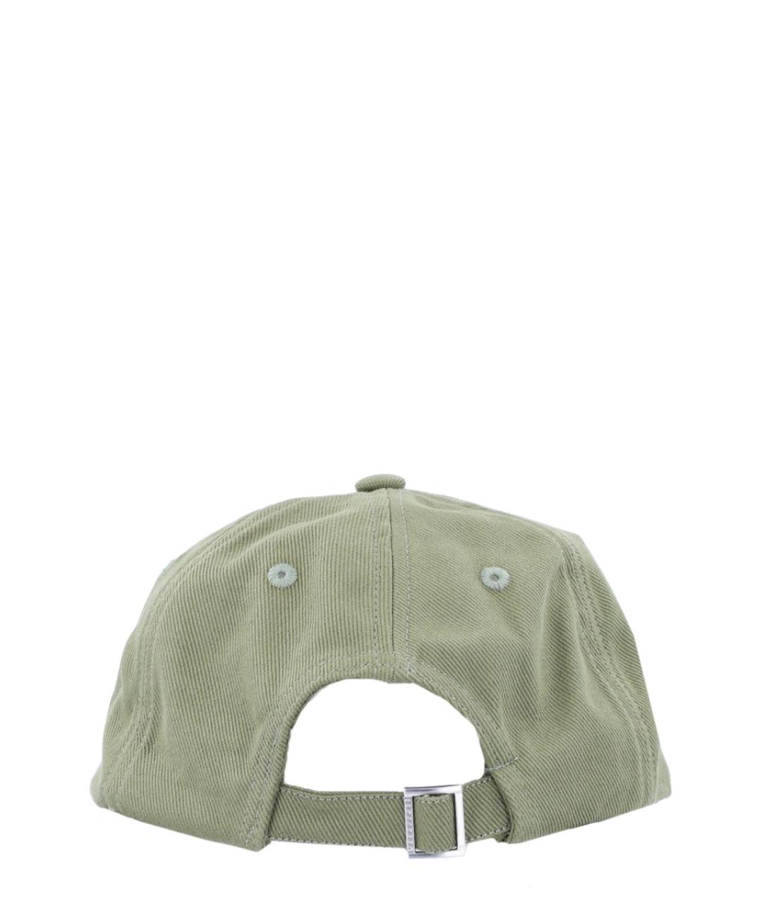 JACQUEMUS Зеленая хлопковая кепка, фото 5