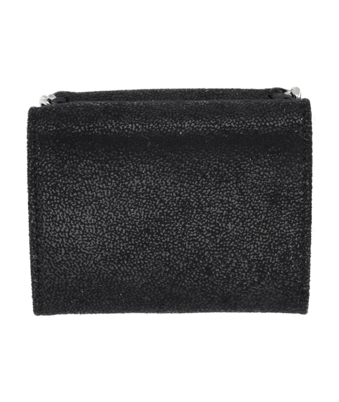 STELLA MCCARTNEY Черный кошелек из искусственной кожи, фото 2
