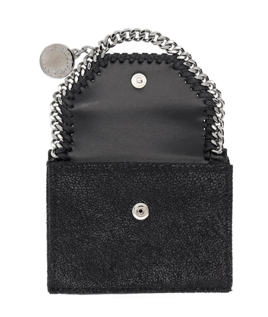 STELLA MCCARTNEY Черный кошелек из искусственной кожи, фото 3