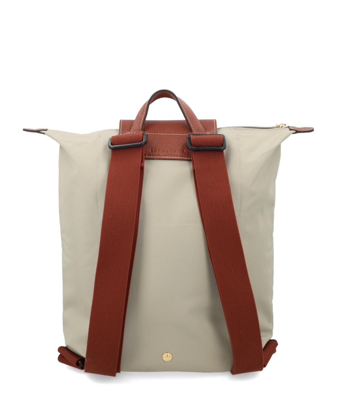 LONGCHAMP Серый тканевый рюкзак, фото 3