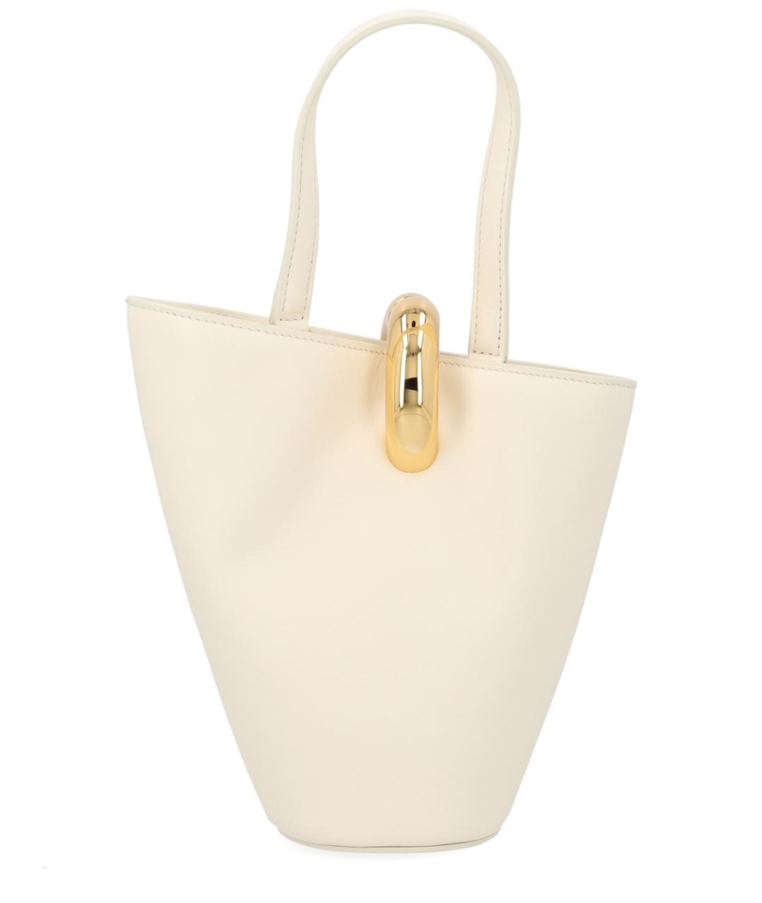 JACQUEMUS Бежевая хлопковая сумка через плечо, фото 3