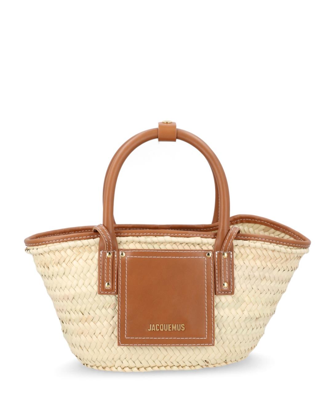 JACQUEMUS Бежевая сумка тоут, фото 1