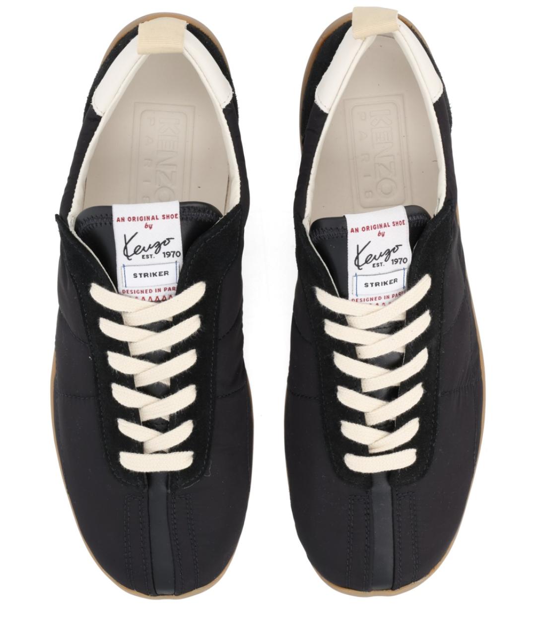 KENZO Черные текстильные кроссовки, фото 5