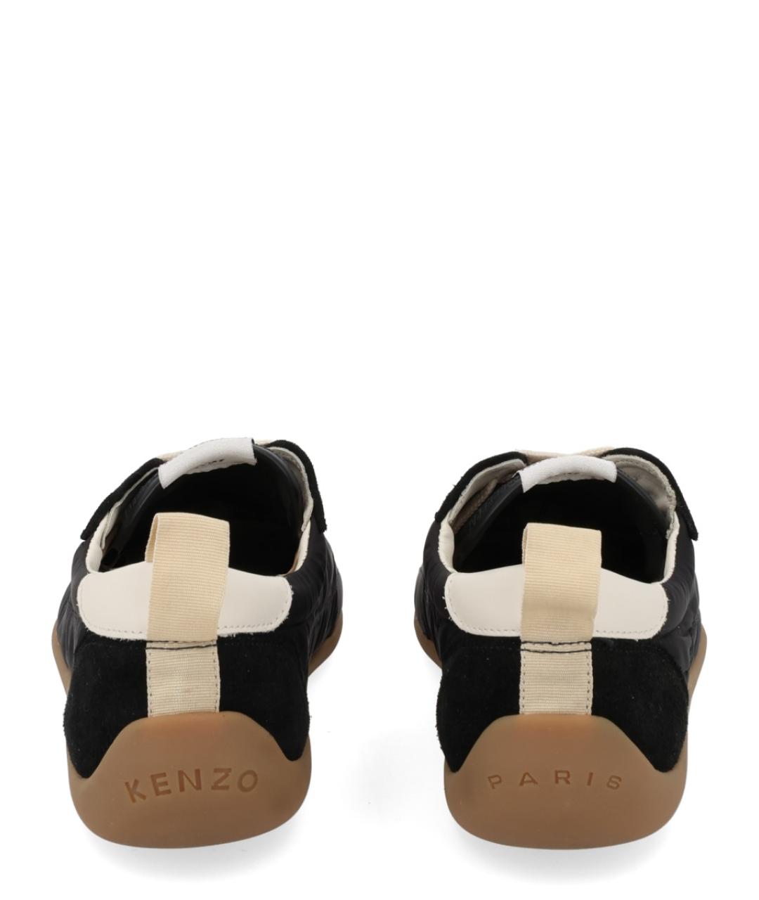 KENZO Черные текстильные кроссовки, фото 4