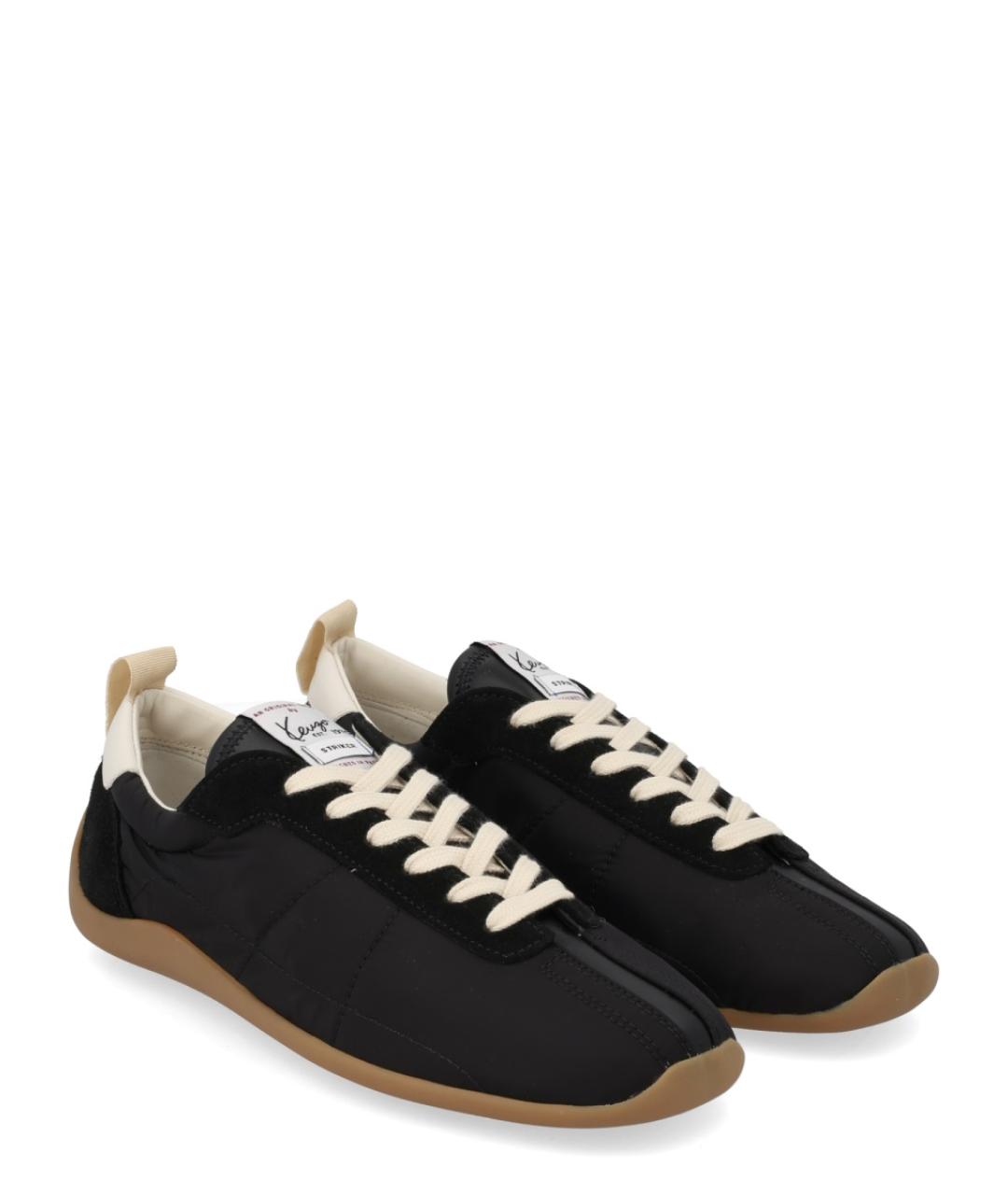 KENZO Черные текстильные кроссовки, фото 3