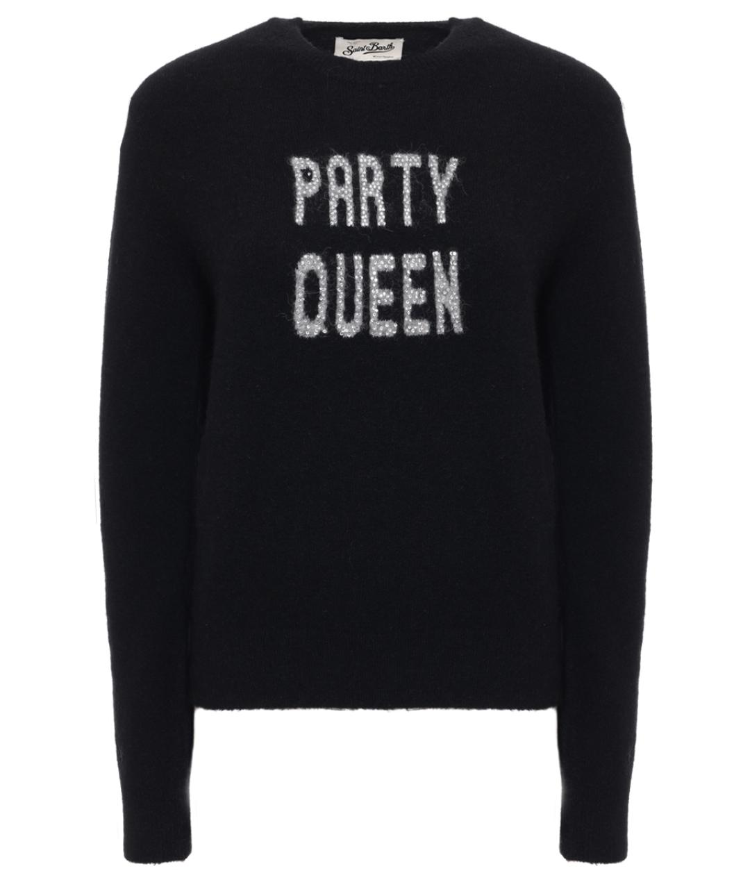 MC2 SAINT BARTH Черный шерстяной джемпер / свитер, фото 1