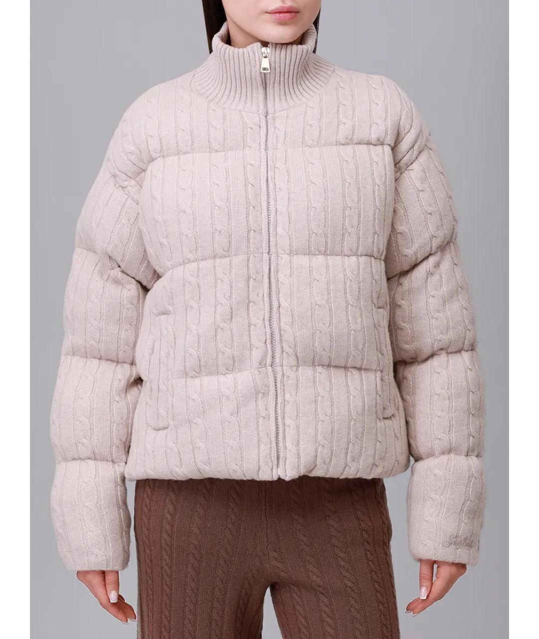 MC2 SAINT BARTH Бежевая шерстяная куртка, фото 4