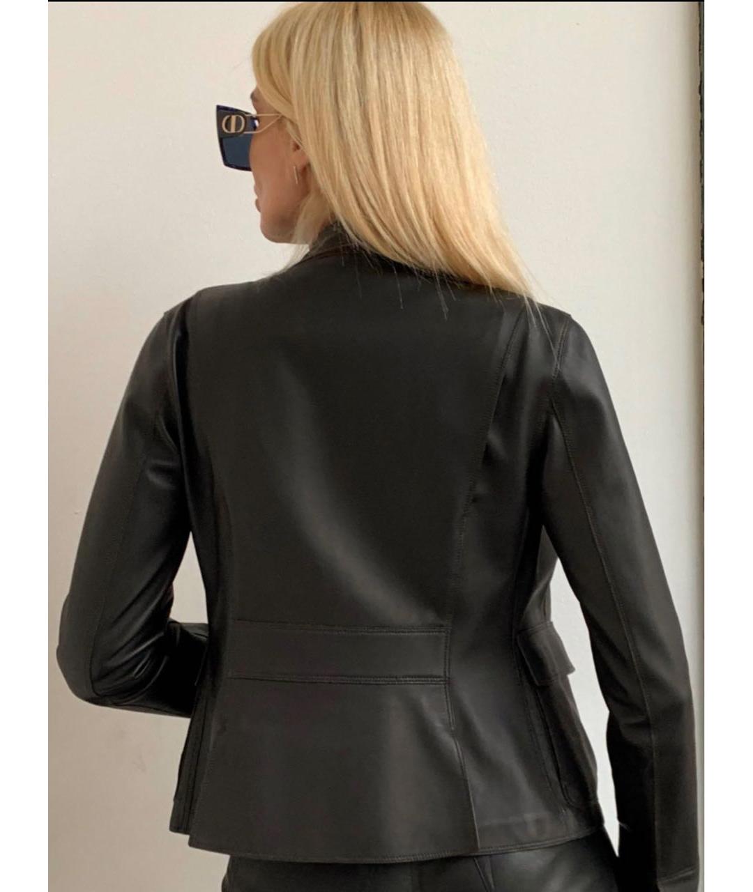 LORO PIANA Коричневая кожаная куртка, фото 2