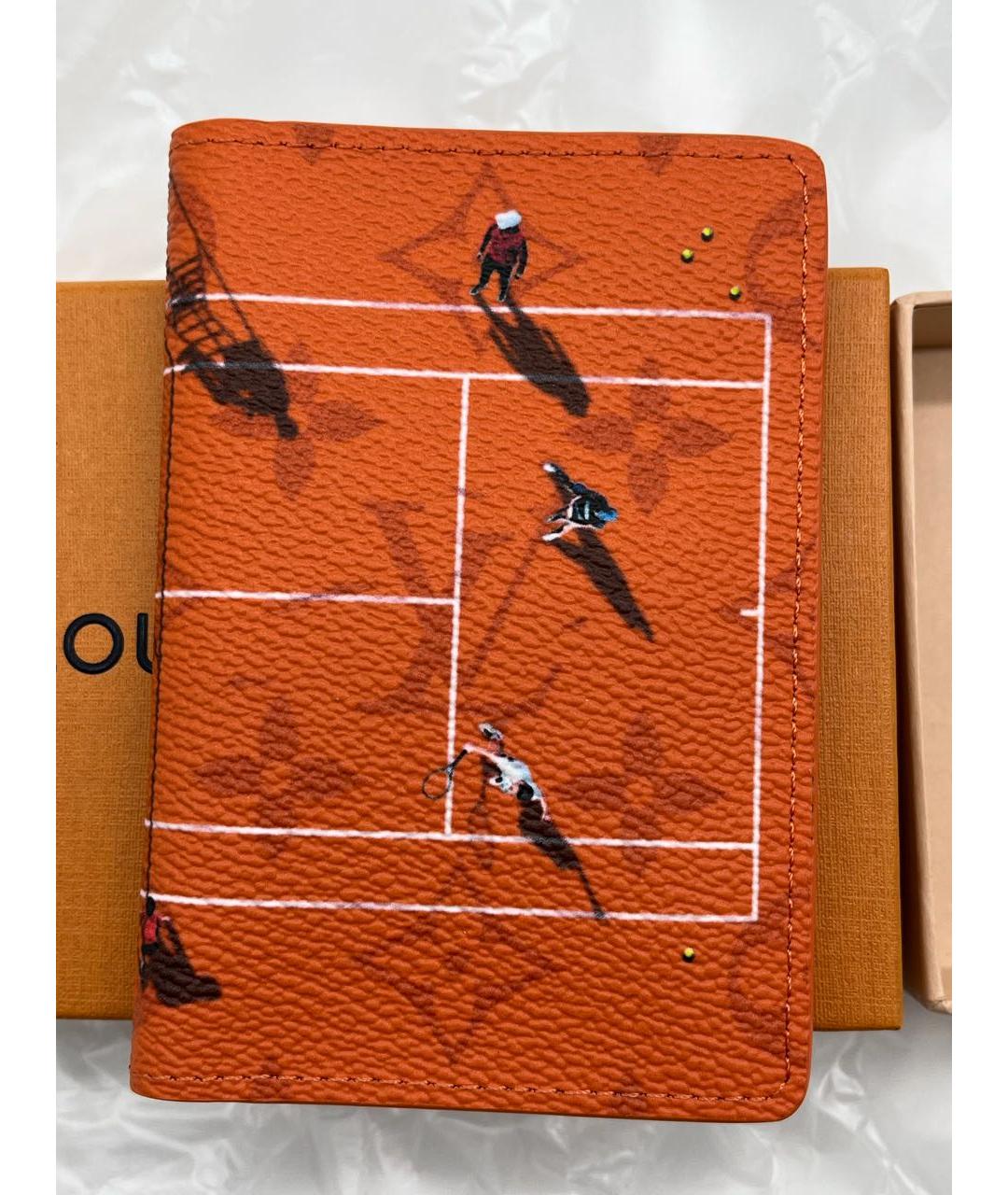 LOUIS VUITTON Оранжевый кардхолдер, фото 4