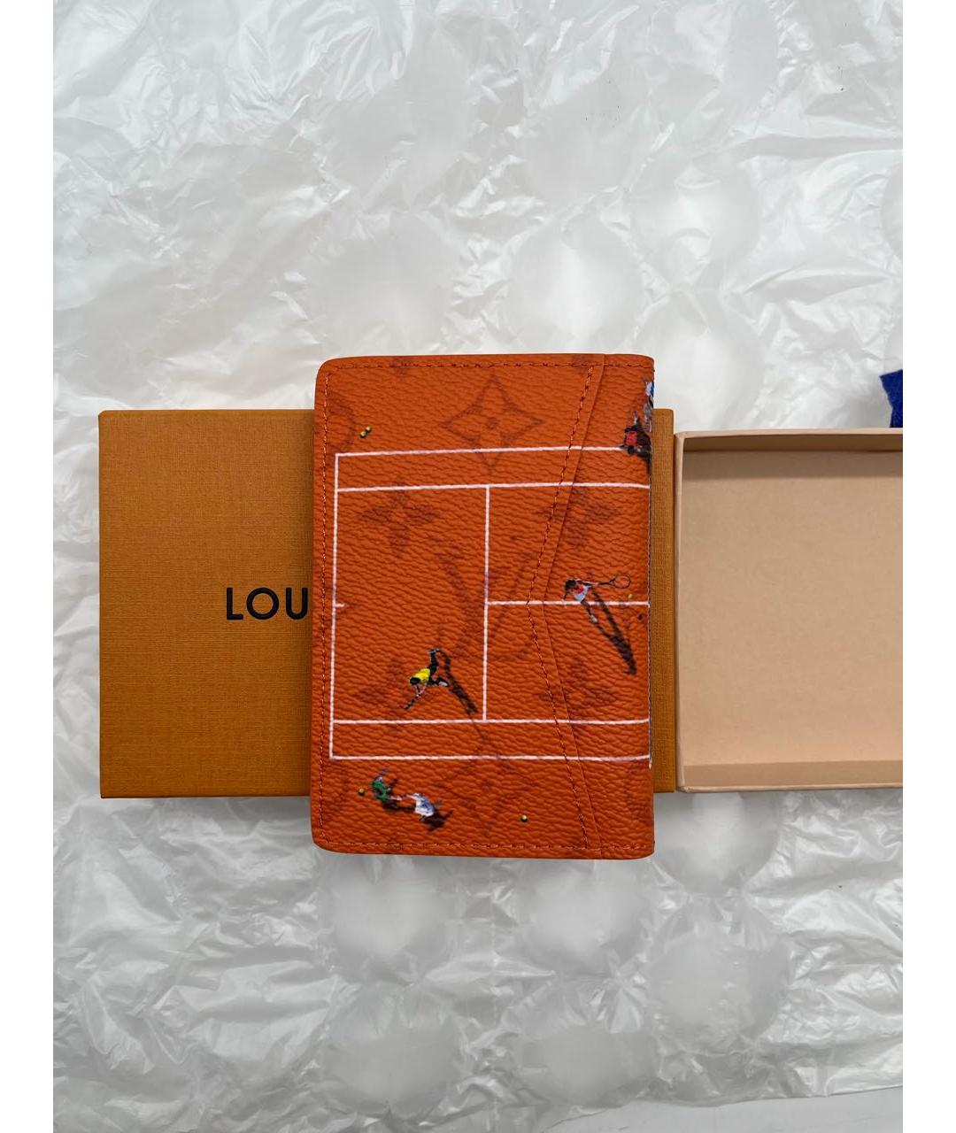 LOUIS VUITTON Оранжевый кардхолдер, фото 2