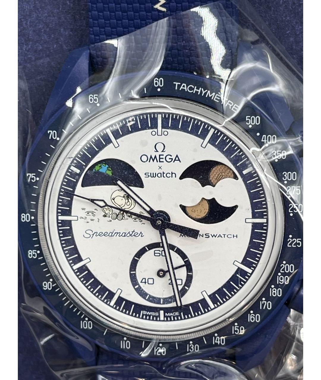 OMEGA Синие керамические часы, фото 8