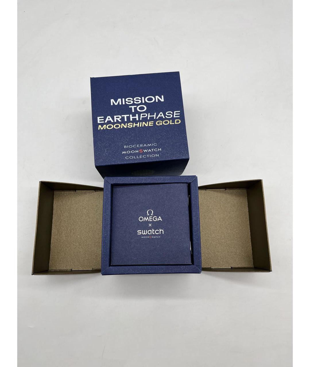 OMEGA Синие керамические часы, фото 4