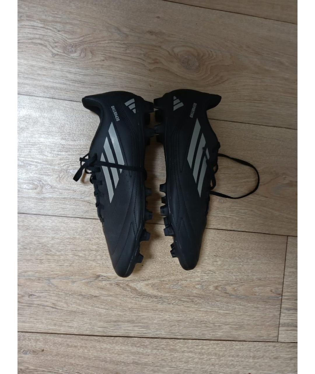 ADIDAS Черные синтетические низкие кроссовки / кеды, фото 6