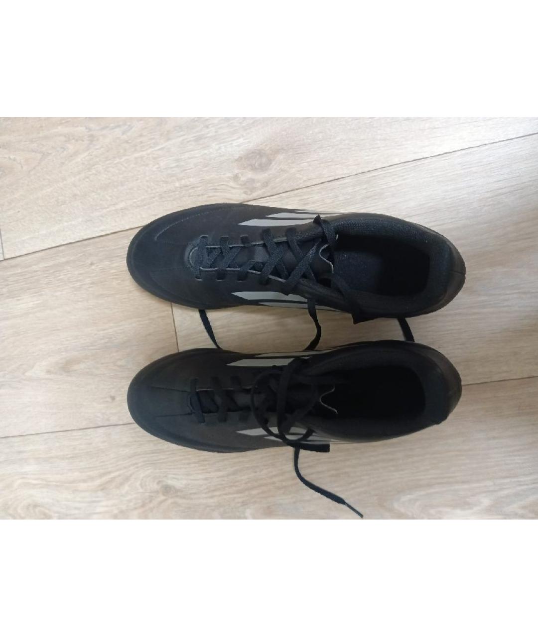 ADIDAS Черные синтетические низкие кроссовки / кеды, фото 3