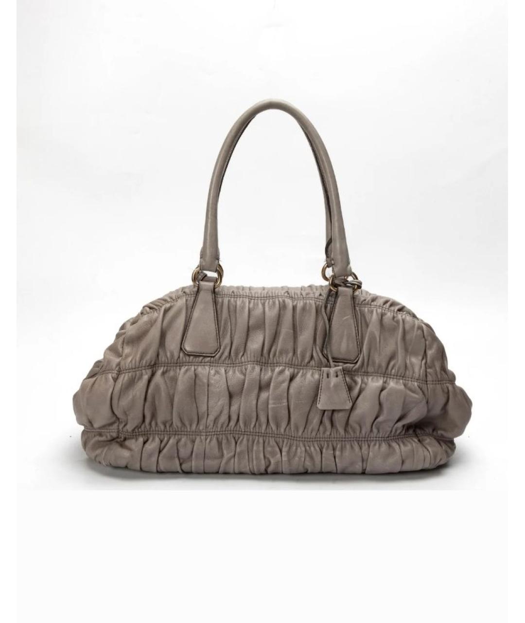 PRADA Кожаная сумка с короткими ручками, фото 2