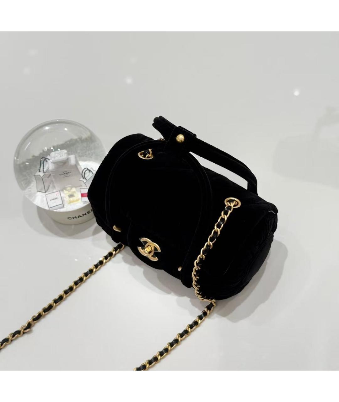 CHANEL Черная сумка через плечо, фото 3