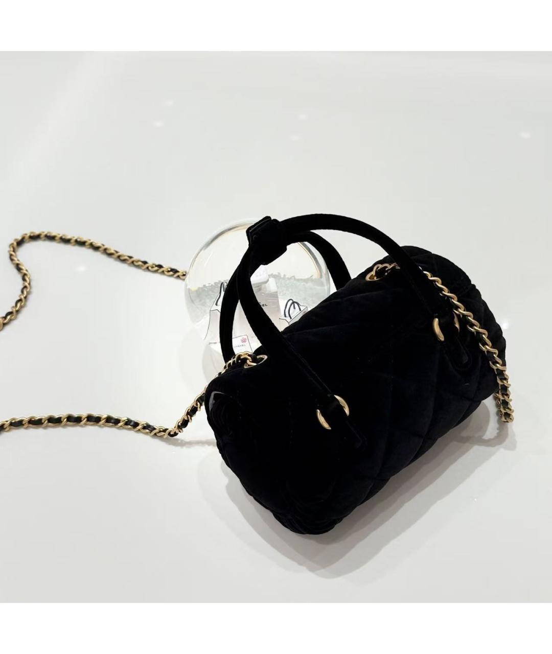 CHANEL Черная сумка через плечо, фото 4