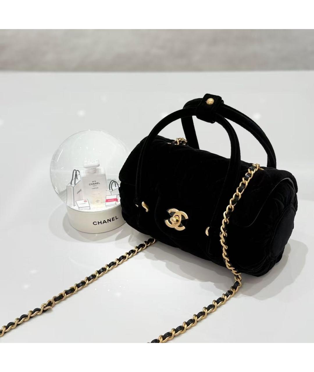 CHANEL Черная сумка через плечо, фото 2