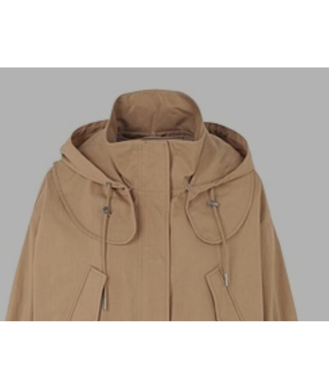 CALVIN KLEIN Бежевая хлопковая парка, фото 4