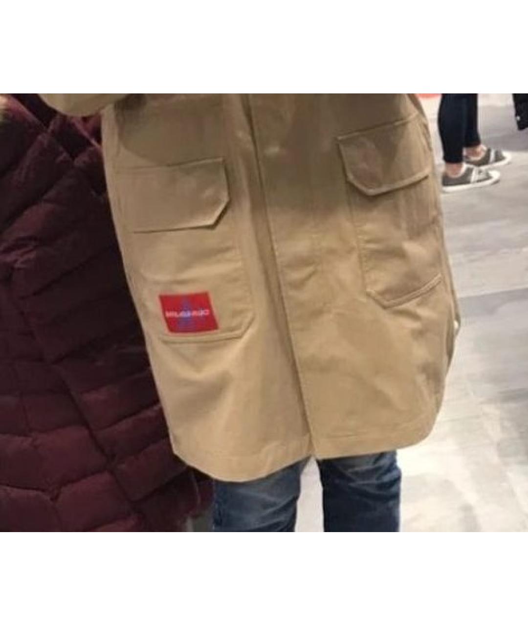 CALVIN KLEIN Бежевая хлопковая парка, фото 5