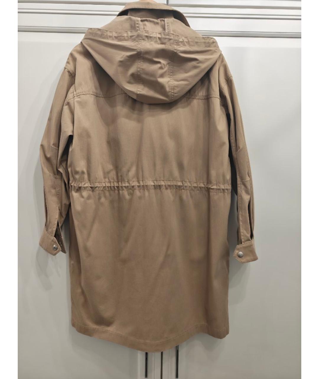 CALVIN KLEIN Бежевая хлопковая парка, фото 2