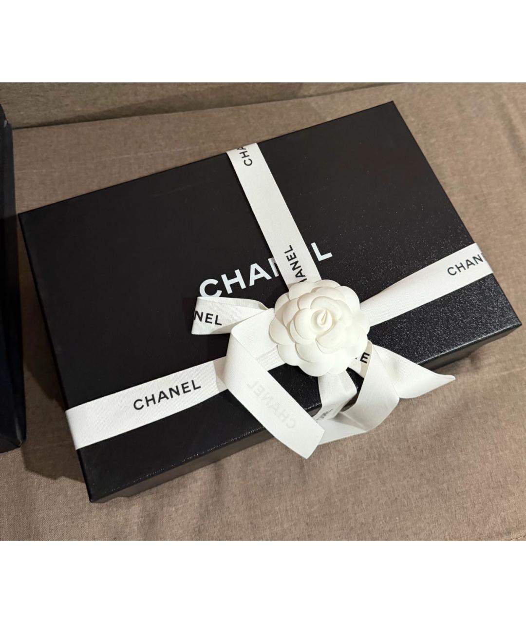 CHANEL Черные замшевые мюли, фото 3