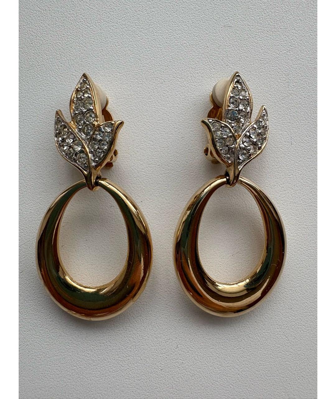 GIVENCHY Золотые металлические клипсы, фото 8