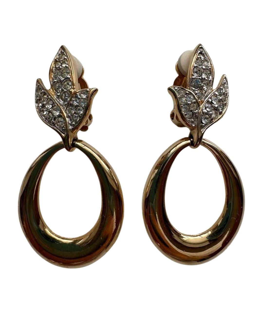 GIVENCHY Золотые металлические клипсы, фото 1