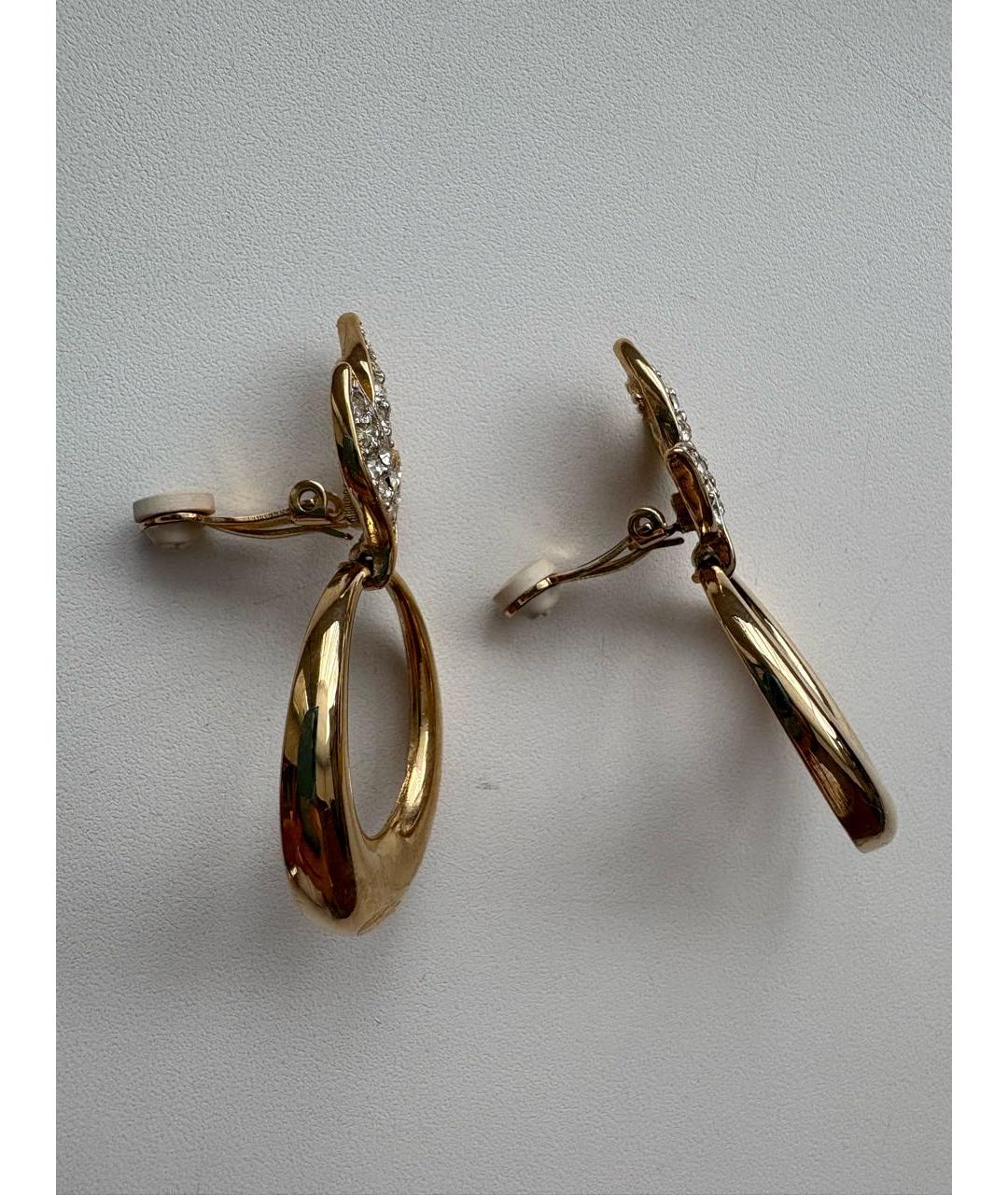 GIVENCHY Золотые металлические клипсы, фото 6