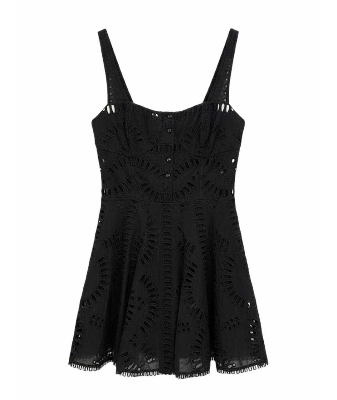 CHARO RUIZ Черное повседневное платье, фото 1