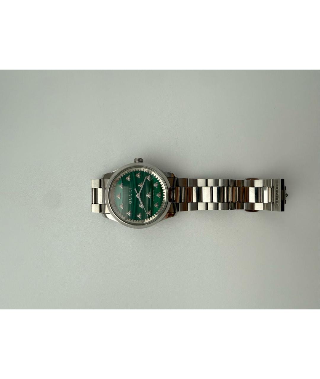 GUCCI Зеленые часы, фото 5