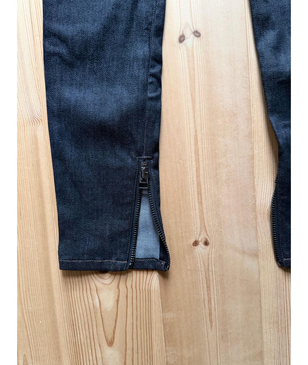 TOM FORD Темно-синие хлопковые джинсы слим, фото 4